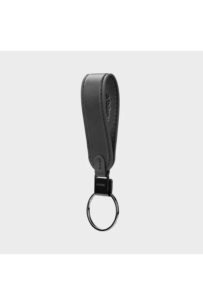 Orbitkey - Loop Keychain - Leather - Black