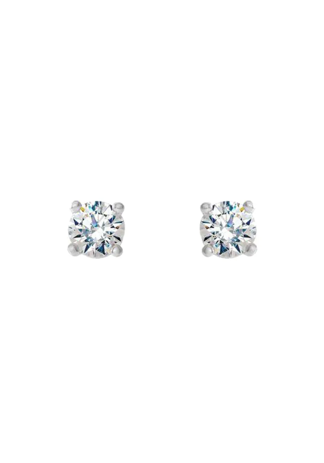 Oster Collection 14K White Gold 3mm Diamond Stud Earrings