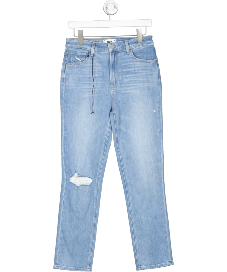 PAIGE Blue Sarah Slim Distressed Jeans W28