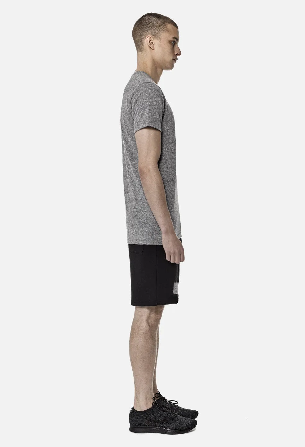 Paneled Shorts / Black