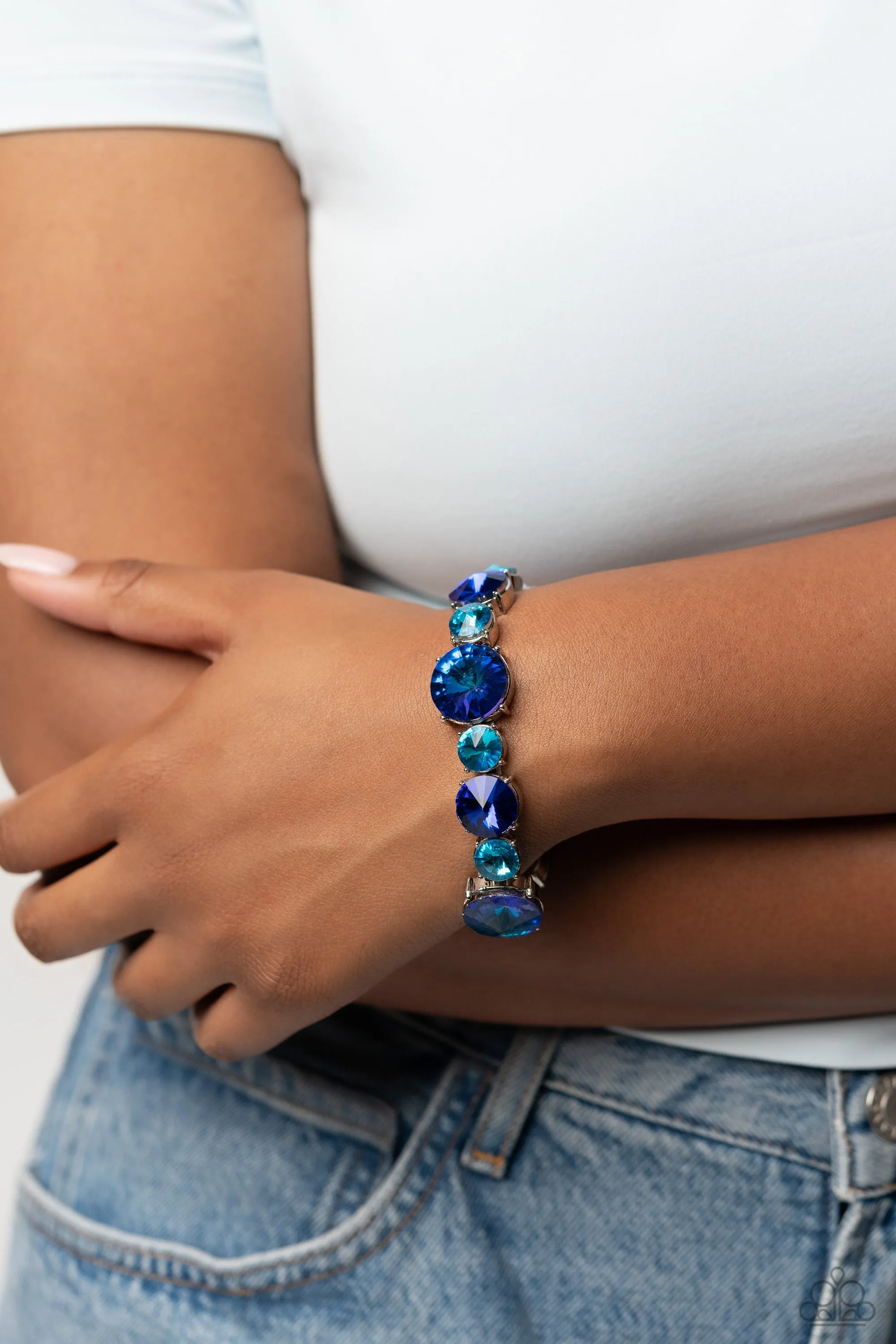 Paparazzi Refreshing Radiance Blue Exclusive Bracelet