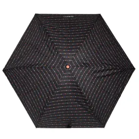 Parapluie pliant X-TRA Solide Isotoner Rayure Perlée 09406