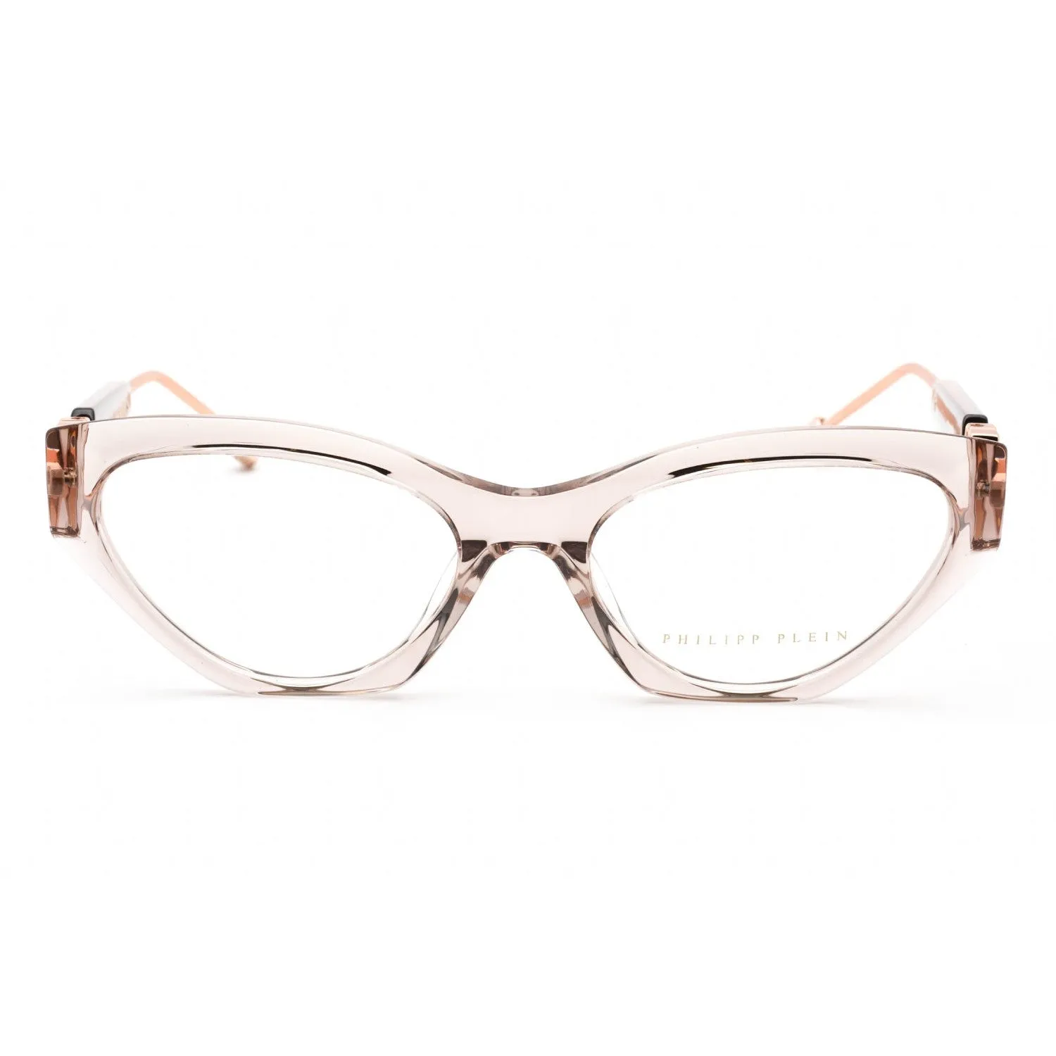 Philipp Plein VPP069S Eyeglasses Transparent Beige / Clear Lens