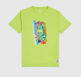 Psycho Bunny Mens Tatterford Graphic Tee