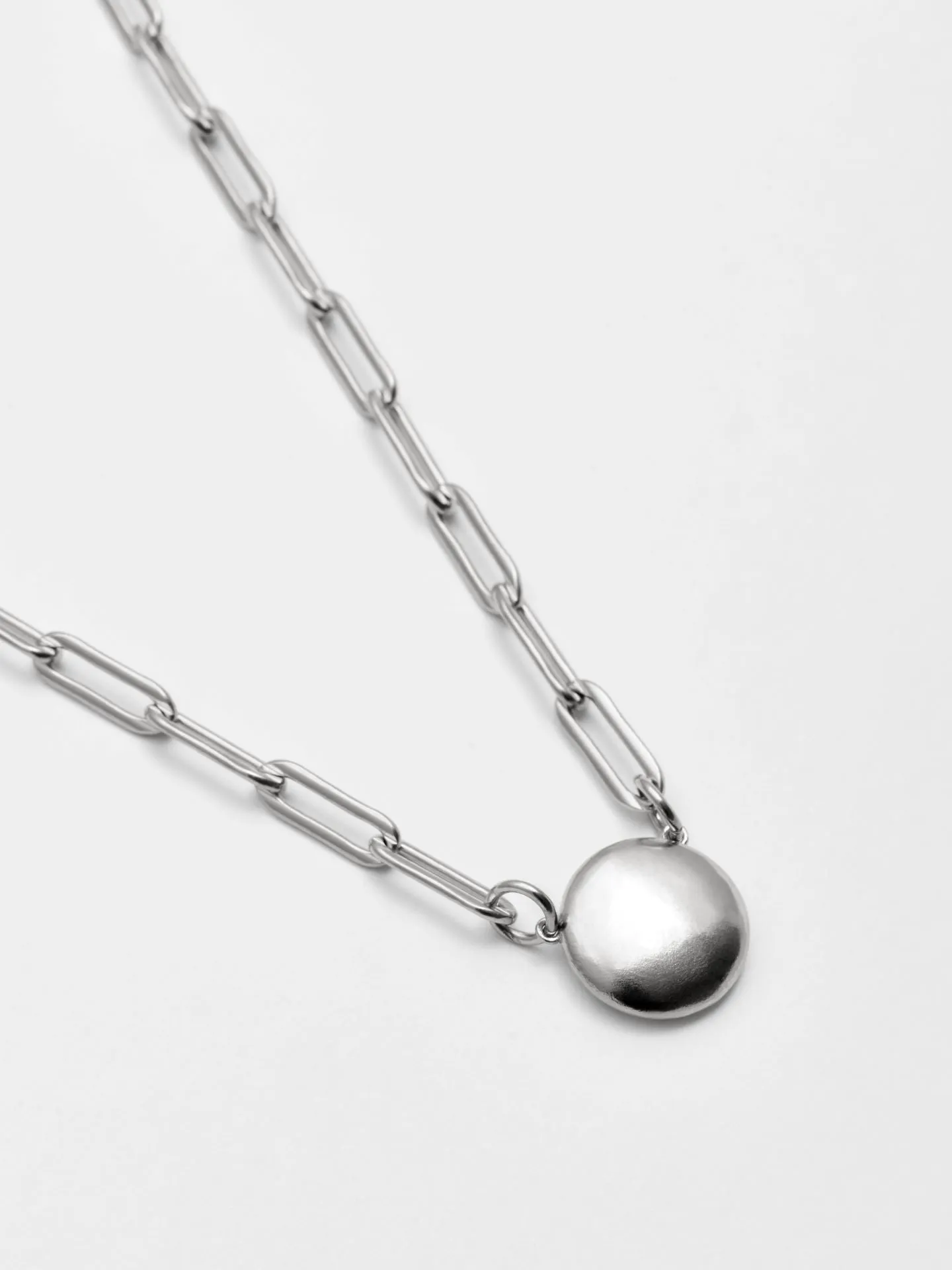 Puffed Pendant Necklace - Archival Collection