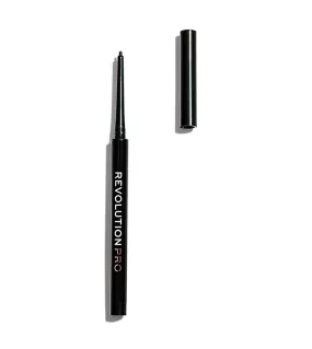 Revolution Pro - Delineador de ojos Ultra Fine Gel Pencil - Blackest Black