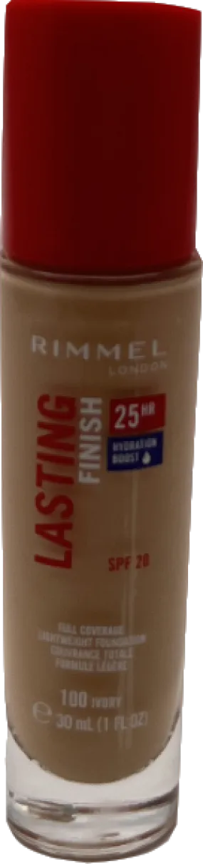 Rimmel Lasting Finish 25h Hydration Boost 100 Ivory 30ml