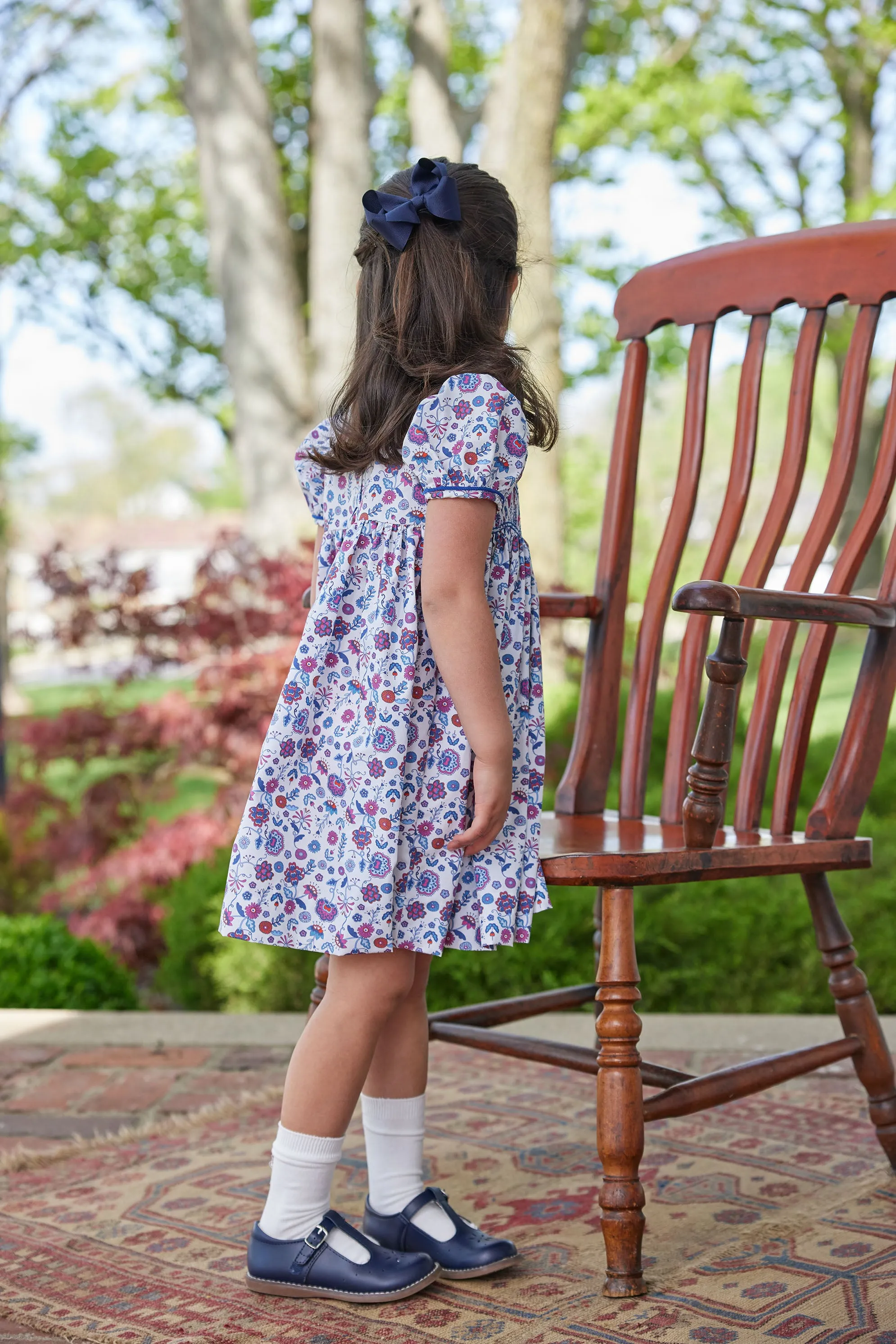 Smocked Bridget Dress - Braemar Floral