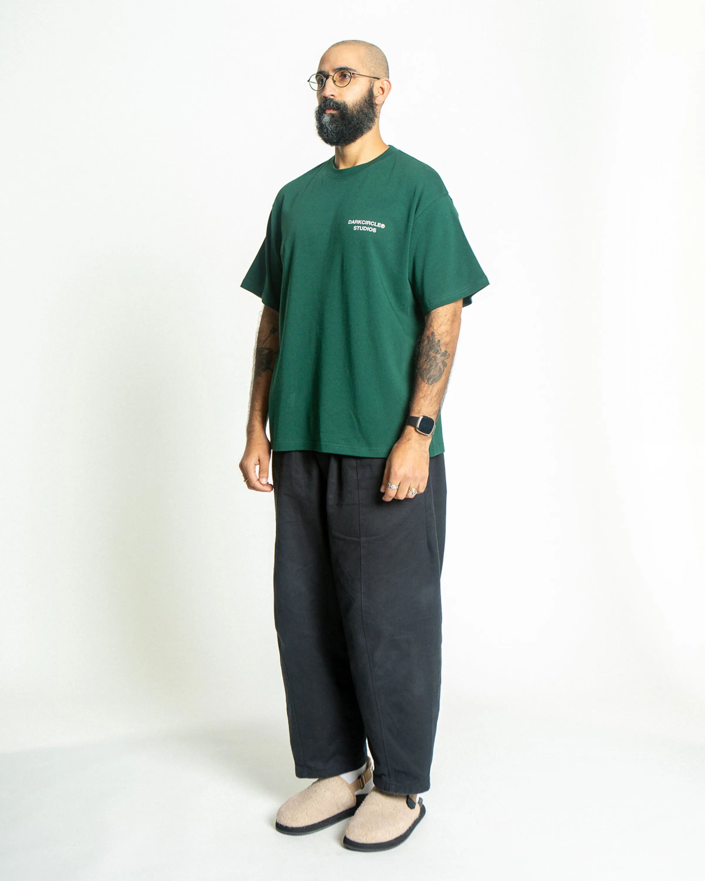 Studio Tee - Forest  Green