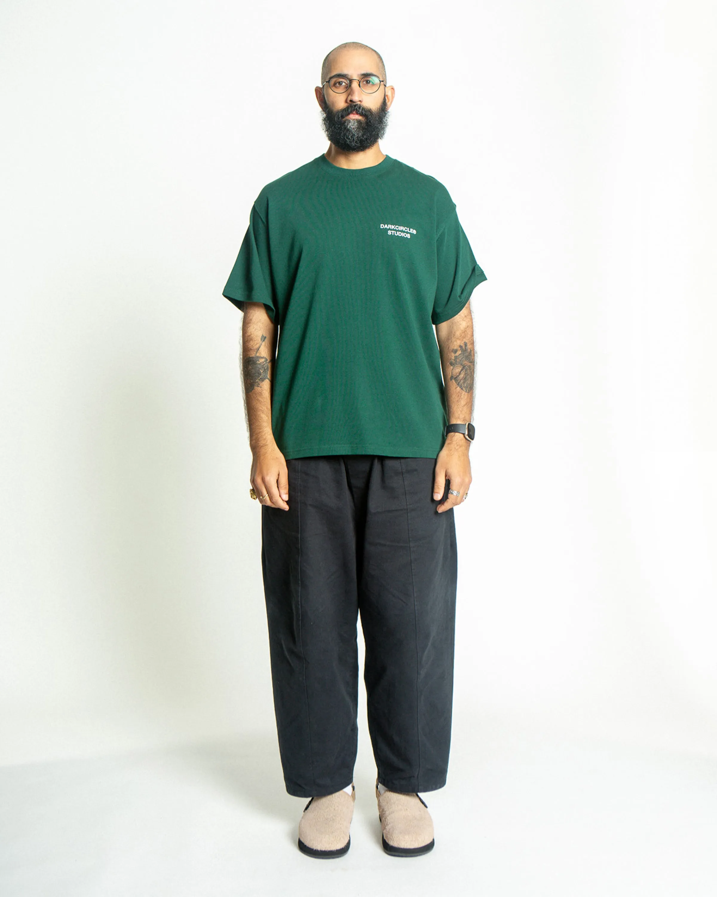 Studio Tee - Forest  Green