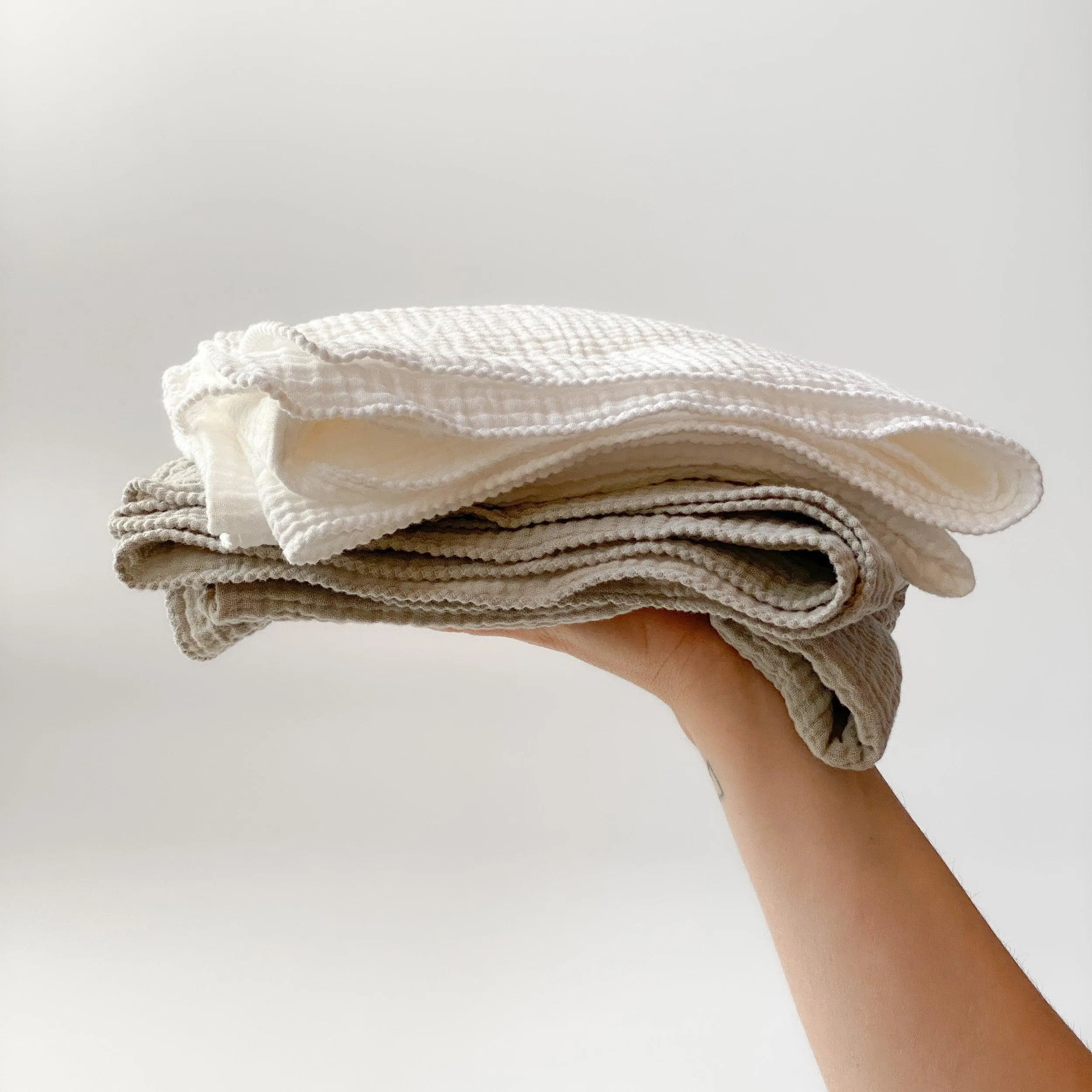 Thin Cotton Muslin Towel - MEDIUM 24X40 - Many Colors Available