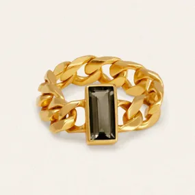 Tigris Chain Ring - Gold