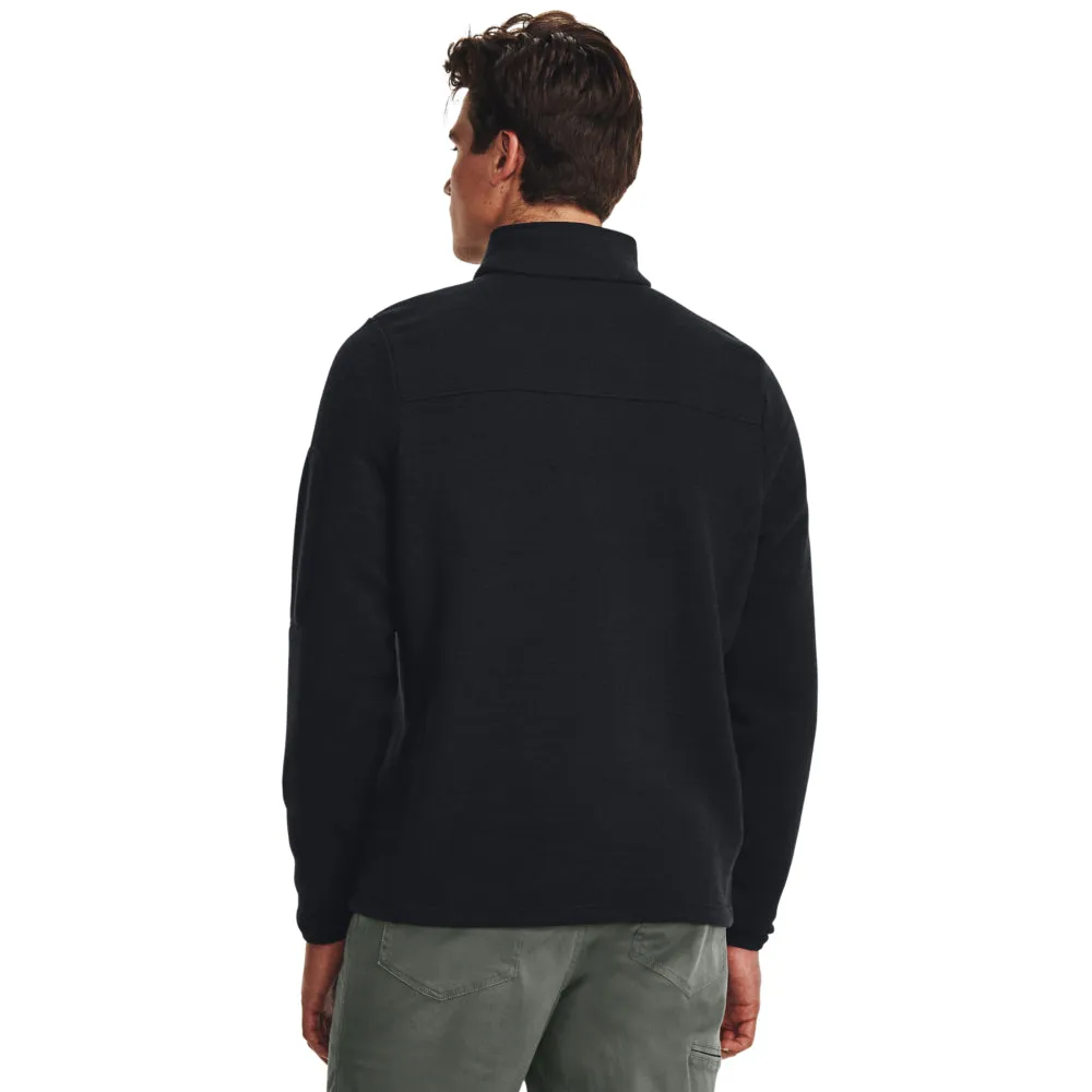 'Under Armour' Men's Specialist 1/4 Zip Pullover - Black