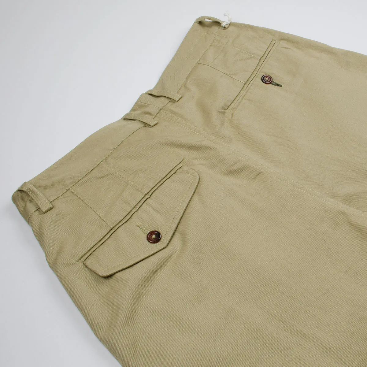 Universal Works - Double Pleat Pant Twill - Tan