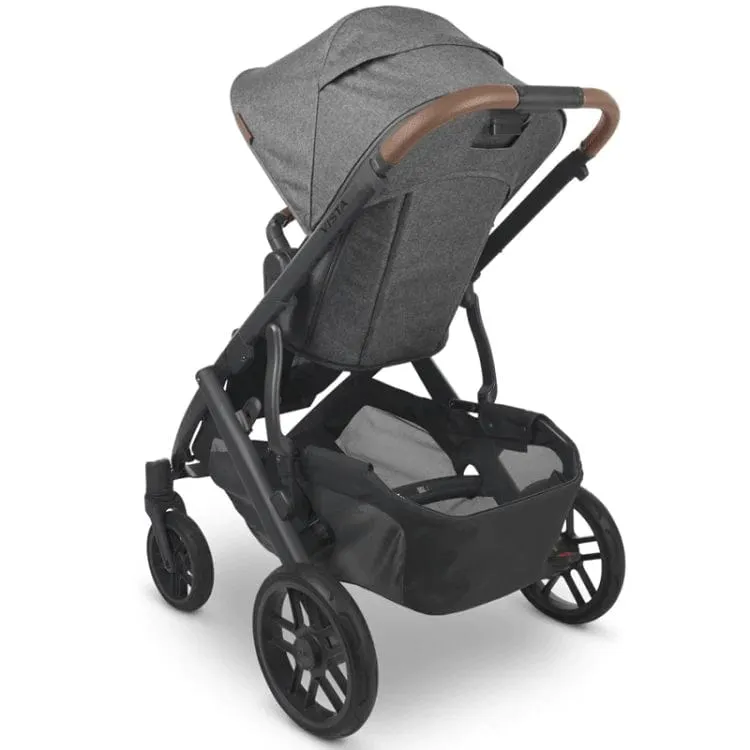 UPPAbaby Vista V2 with Pebble 360 Car Seat and Base - Greyson / Essential Black