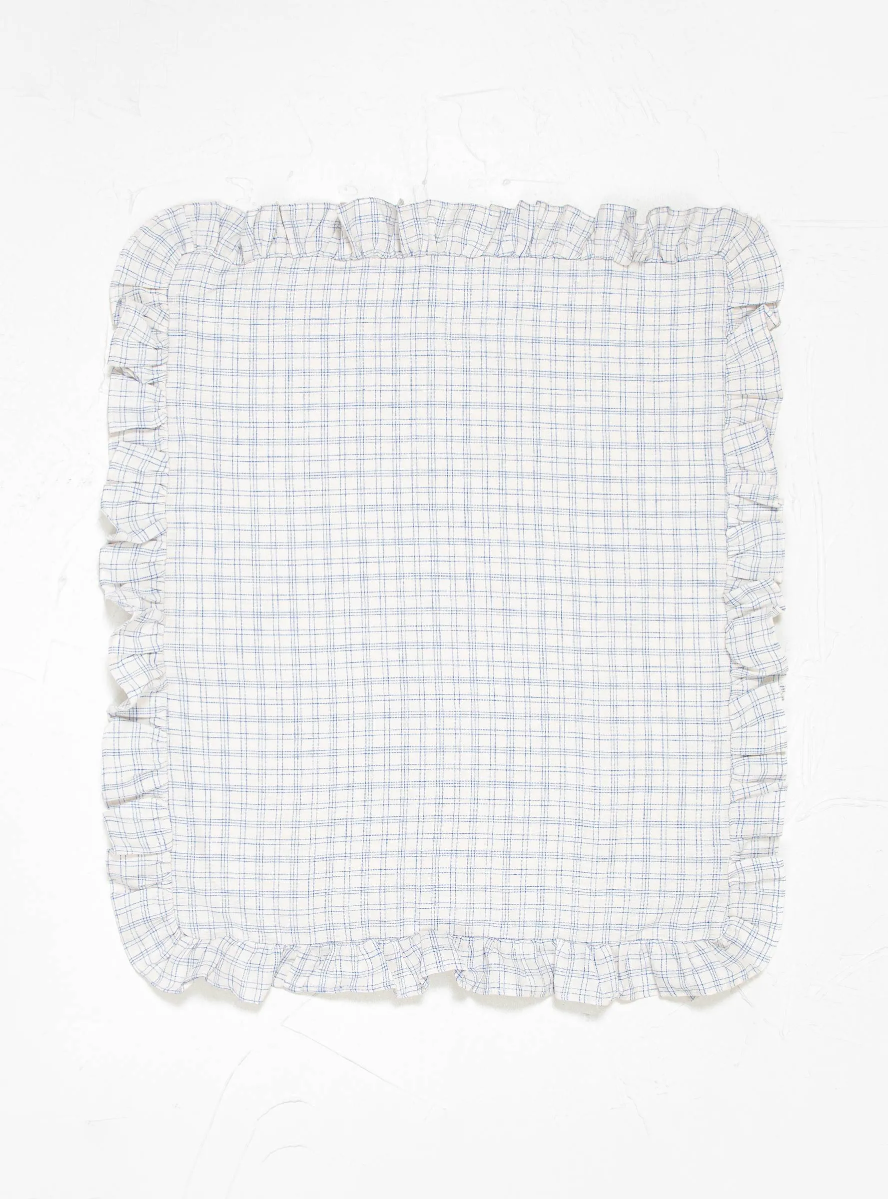 Vanukas Tea Towel White & Blue Check