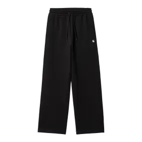 W' CASEY SWEAT PANT BLACK / SILVER