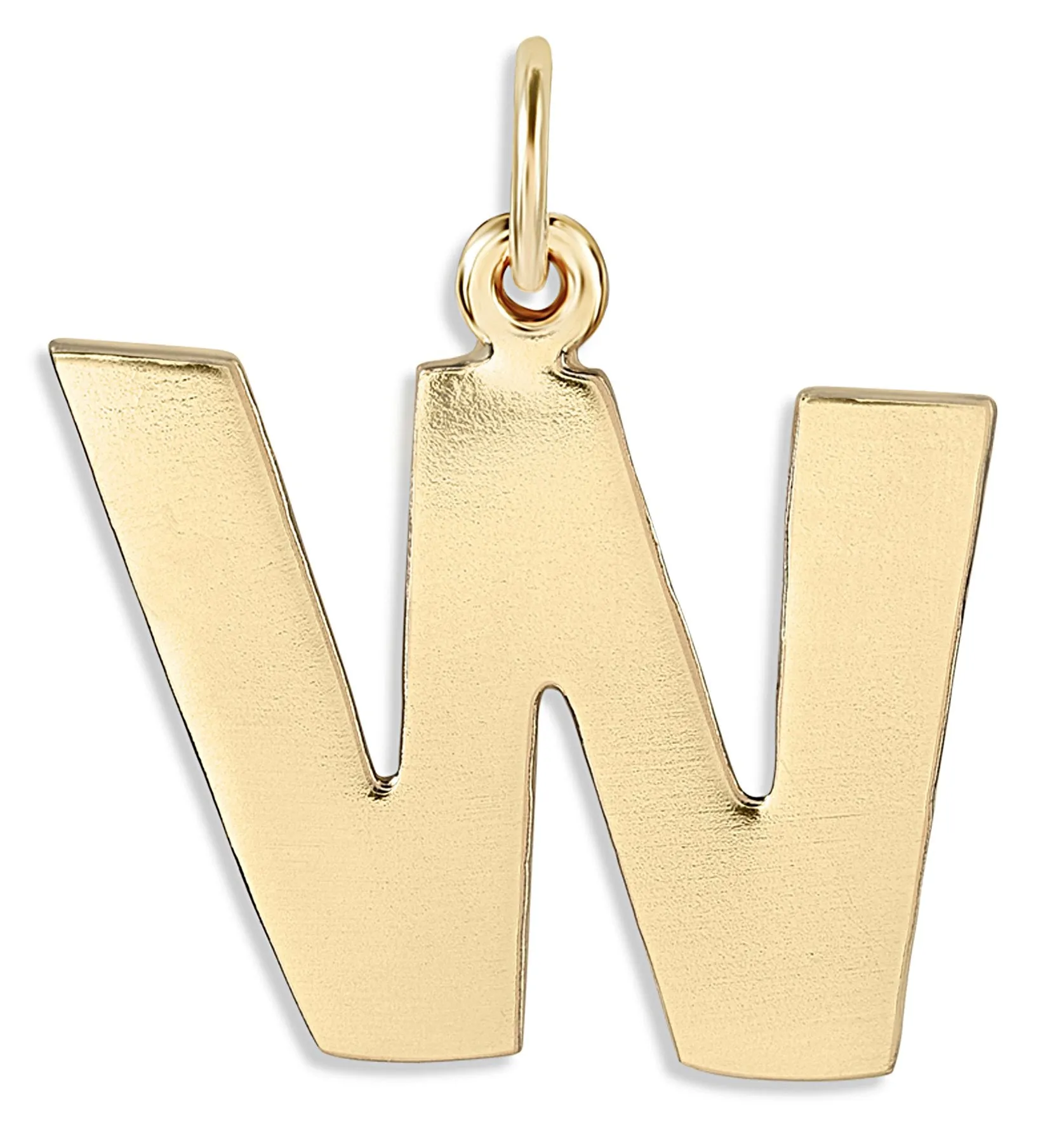 W Cutout Letter Charm