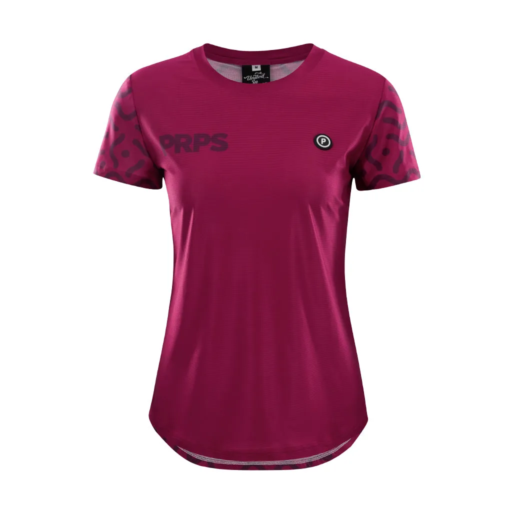 Women Running T-Shirt Hypermesh ELITE (Amaranth Red)