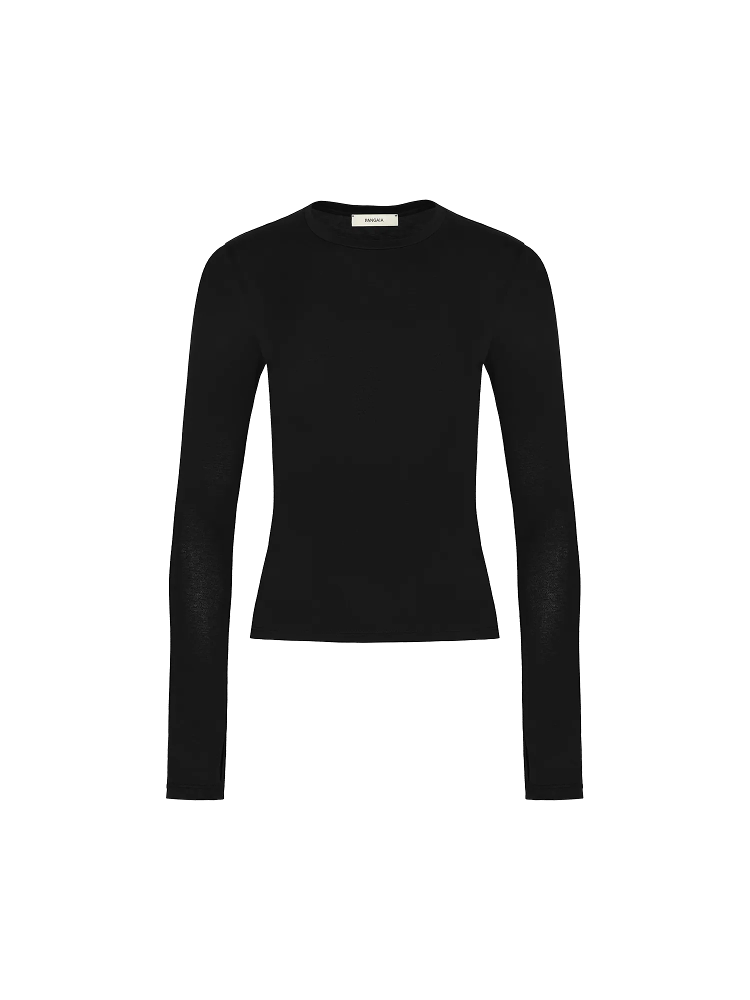 Women's 365 Cotton-Stretch Long-Sleeved Top—black