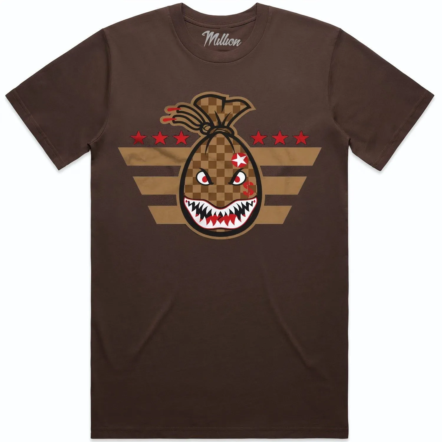 WWII MONEY BAG : Brown Sneaker Tees Shirt