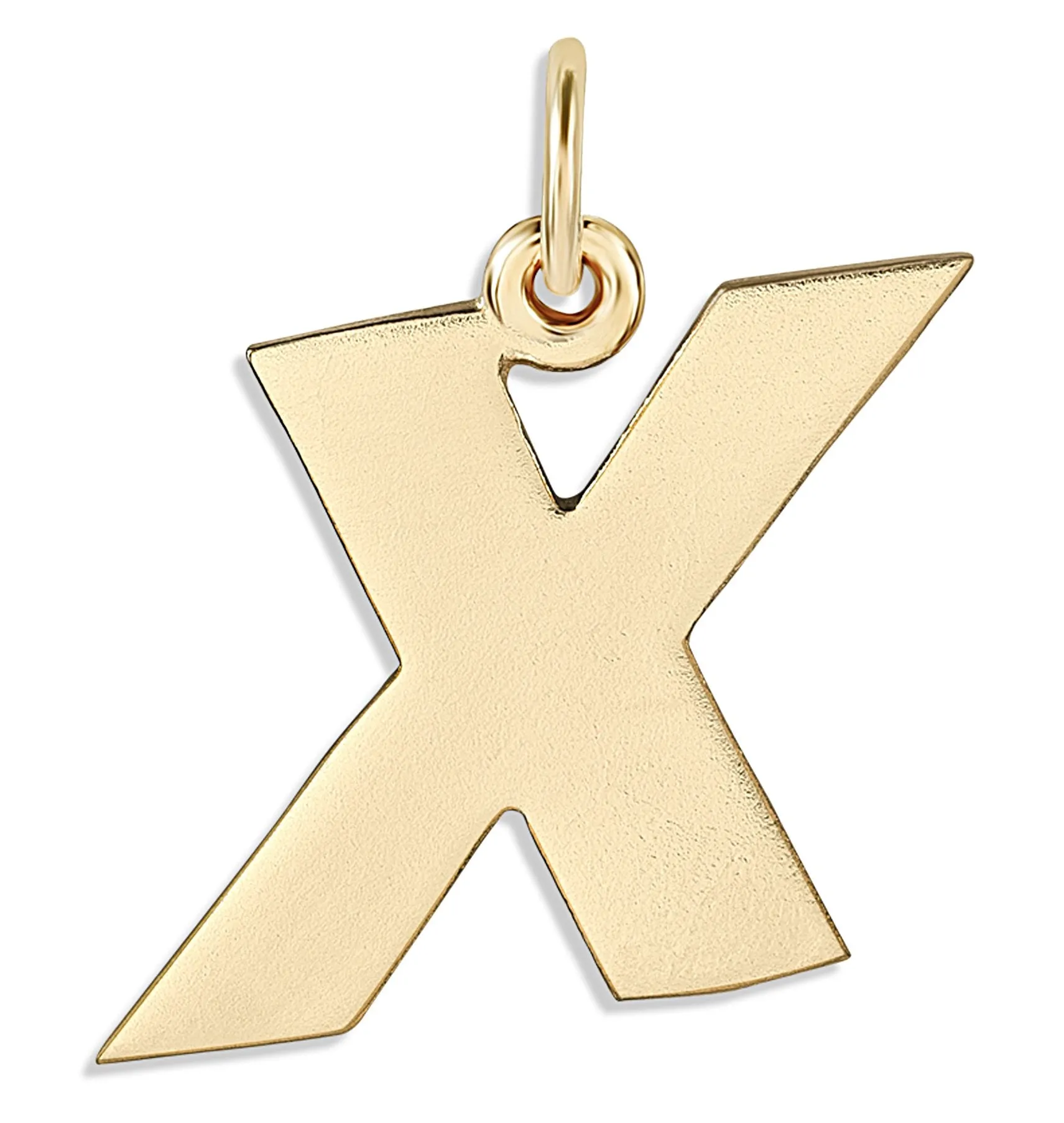 X Cutout Letter Charm